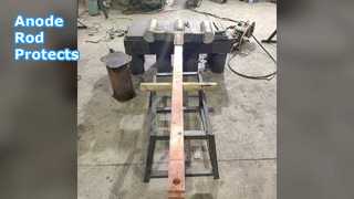 Il gruppo asta dell'anodo protegge gli scaldacqua
