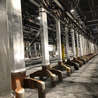 quality Assemblaggio anodico saldato canna di alluminio giunto di transizione bimetalico anodo in acciaio giogo per la cella di elettroli­si factory